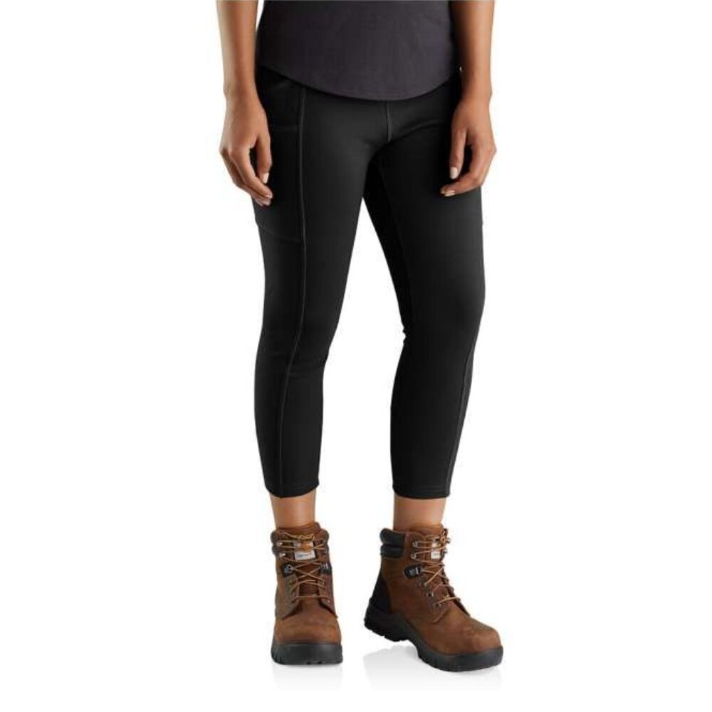 NWT Carhartt Women's Force Fitted Lightweight Ankle Length Legging Black XL
